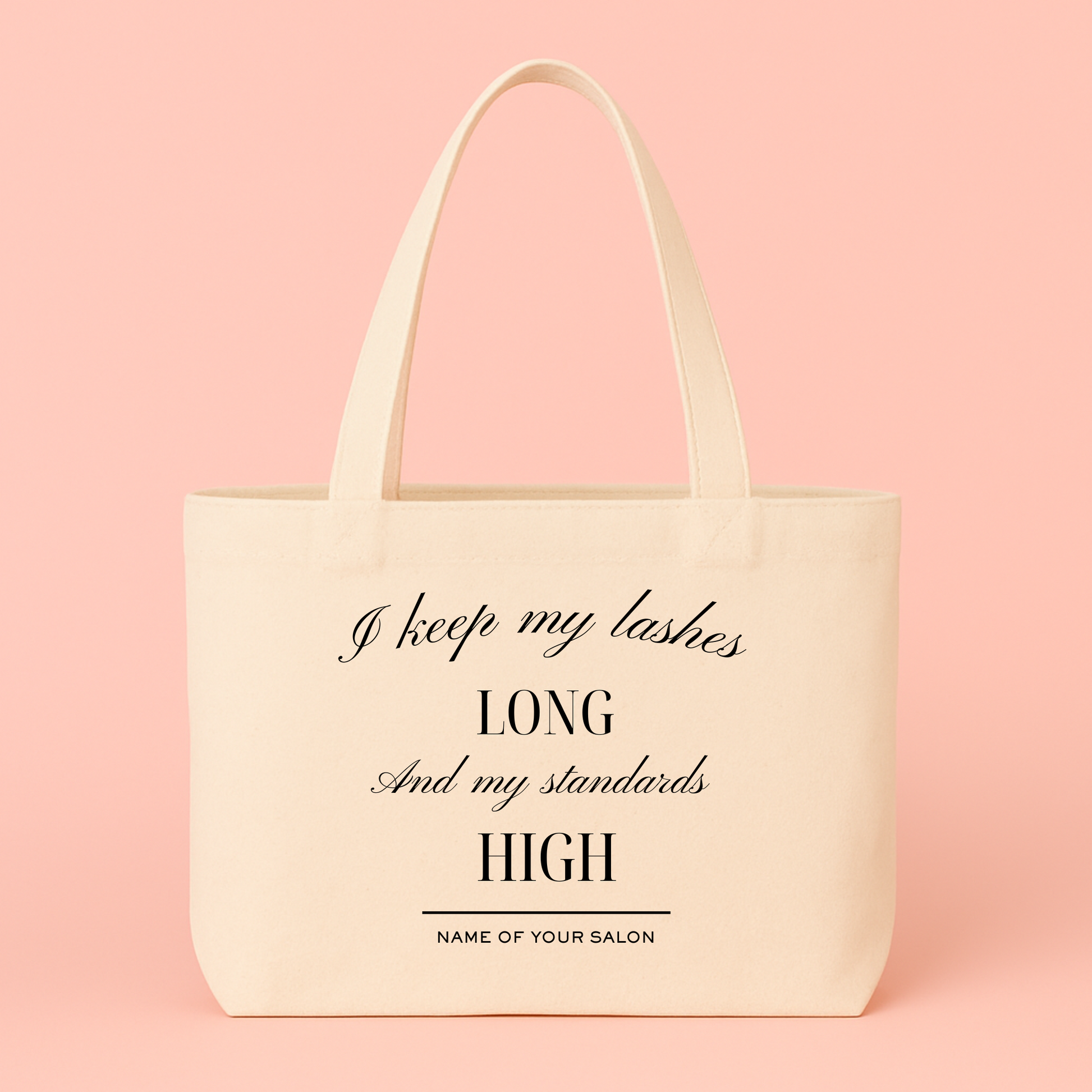 I Keep My Lashes Long Tote
