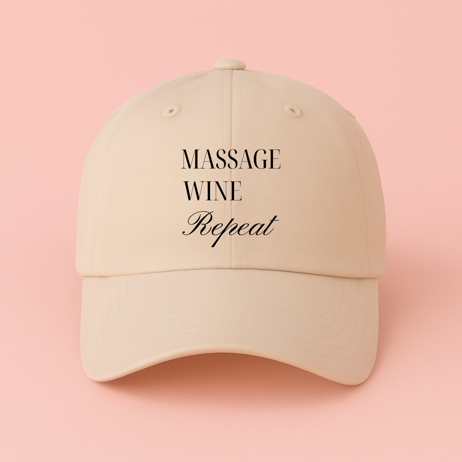 Massage Wine Repeat Hat