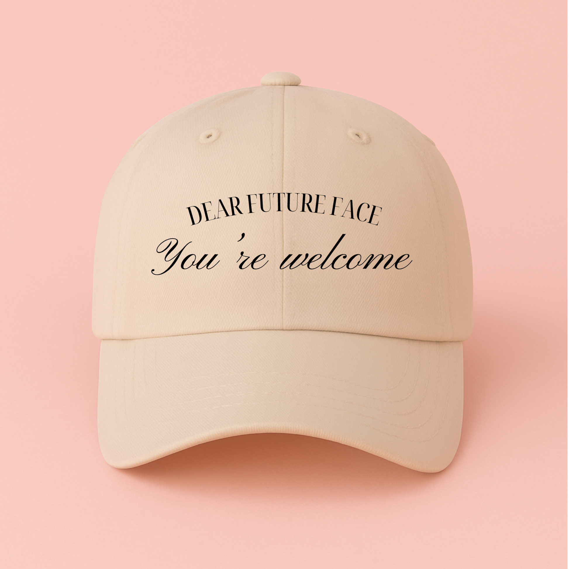 Dear Future Face Hat
